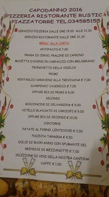 menu rustica